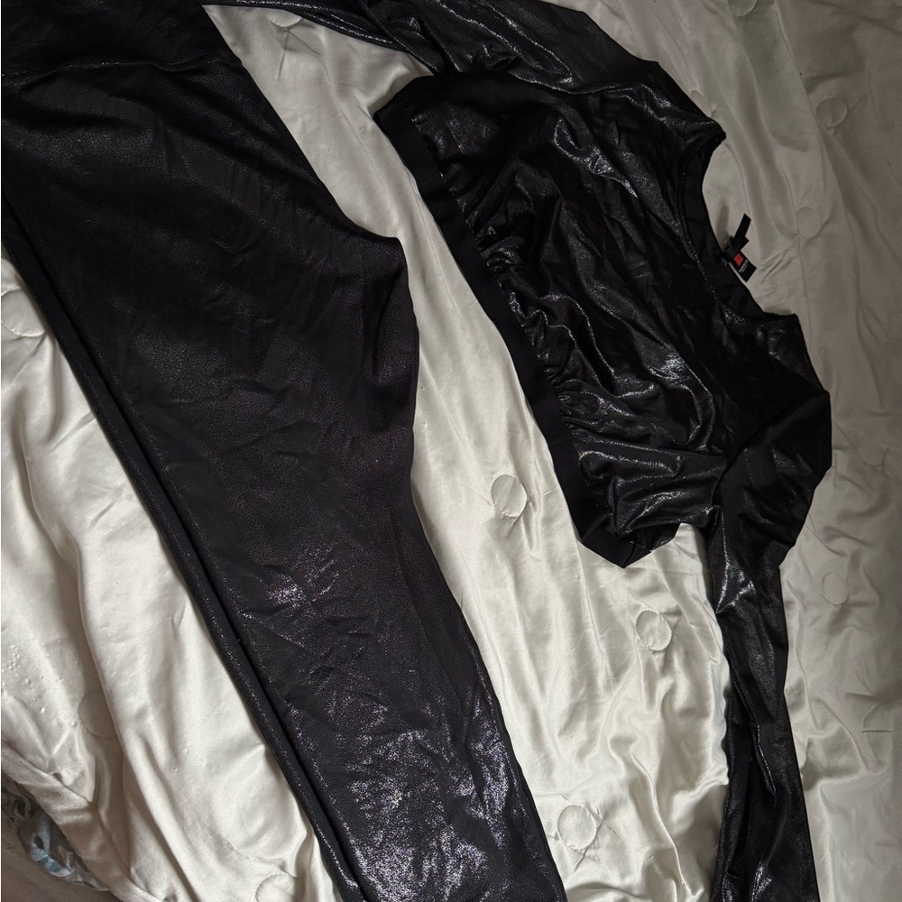Nike Black Shiny Leggings